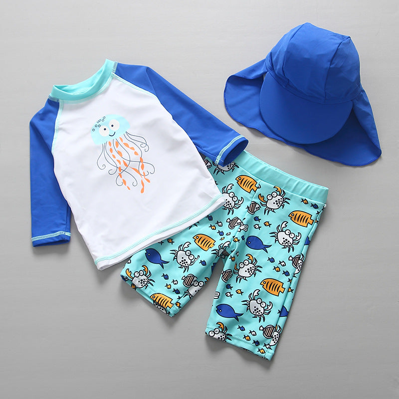 Kids Uv Protection Swimwear Set