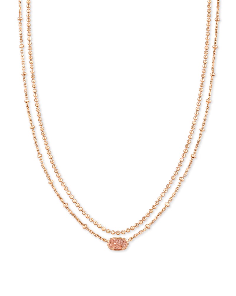 Kendra Scott Emilie Multi-Strand Necklace in Sand Drusy