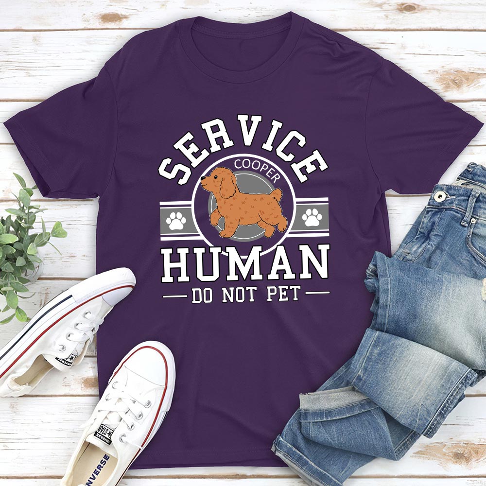 Service Human Logo 2 - Personalized Custom Unisex T-shirt