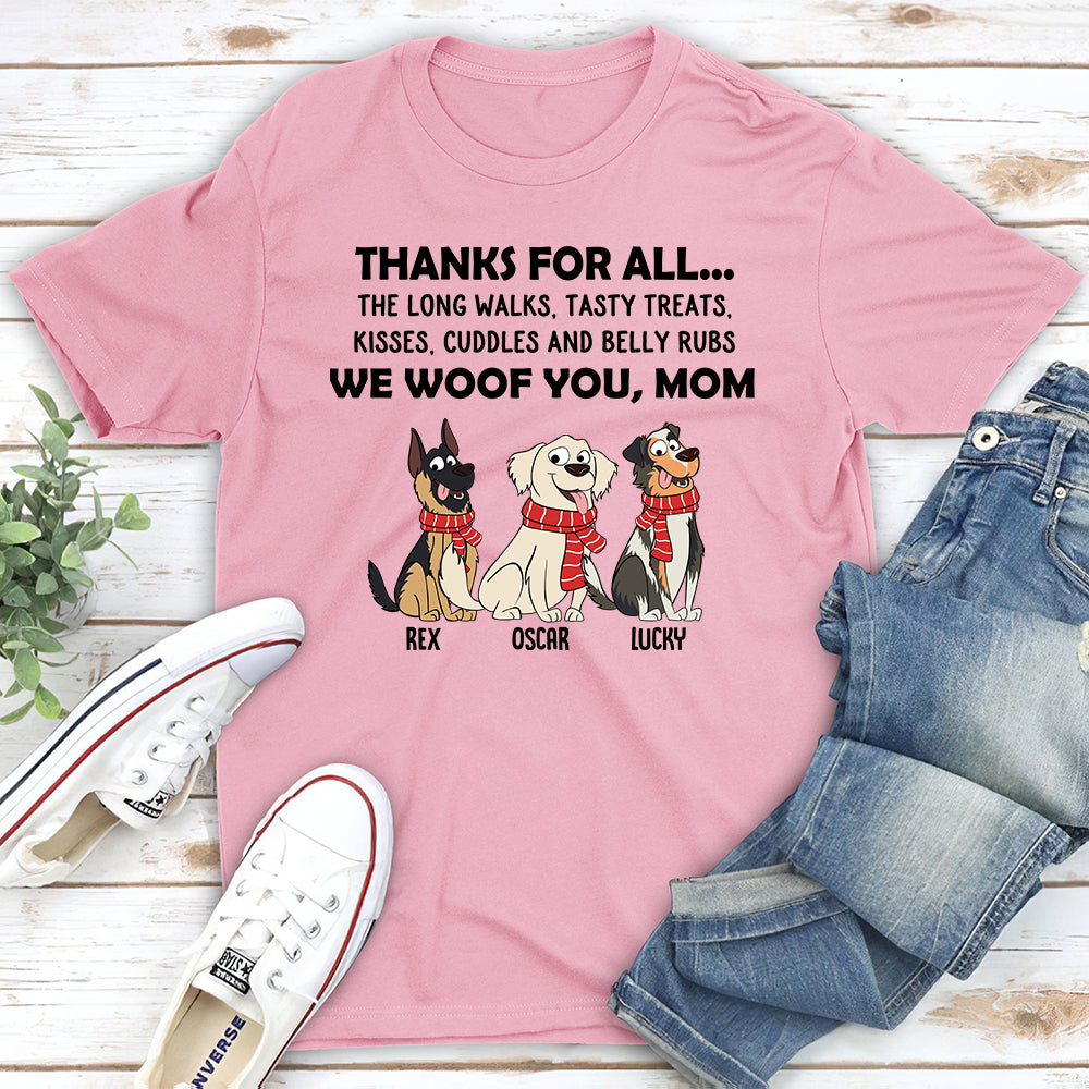 Thanks For All... - Personalized Custom Premium T-shirt