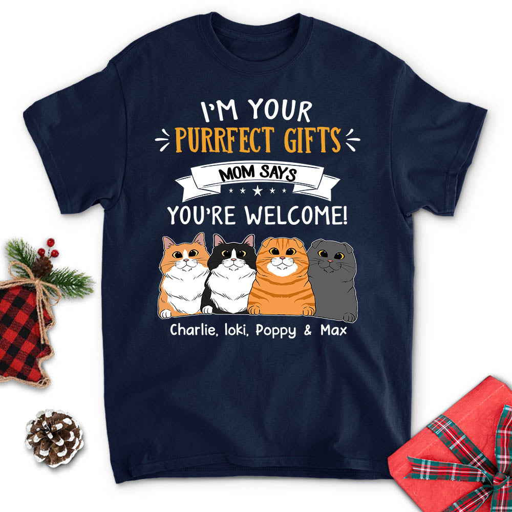 Cat I'm Your Gift - Personalized Custom Unisex T-shirt