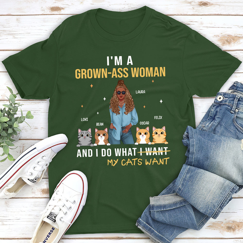 Do What My Cats Want - Personalized Custom Unisex T-shirt