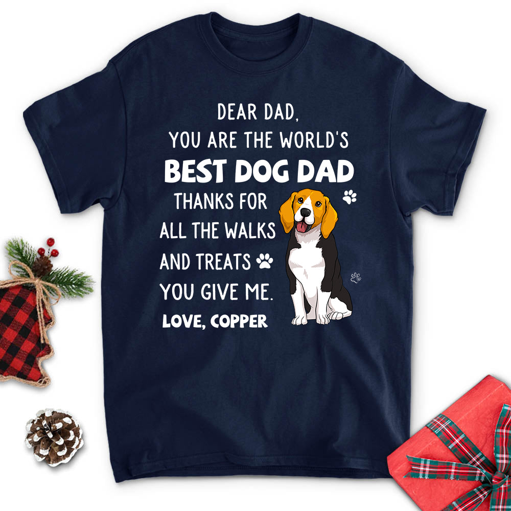 Treats And Walks - Personalized Custom Unisex T-shirt