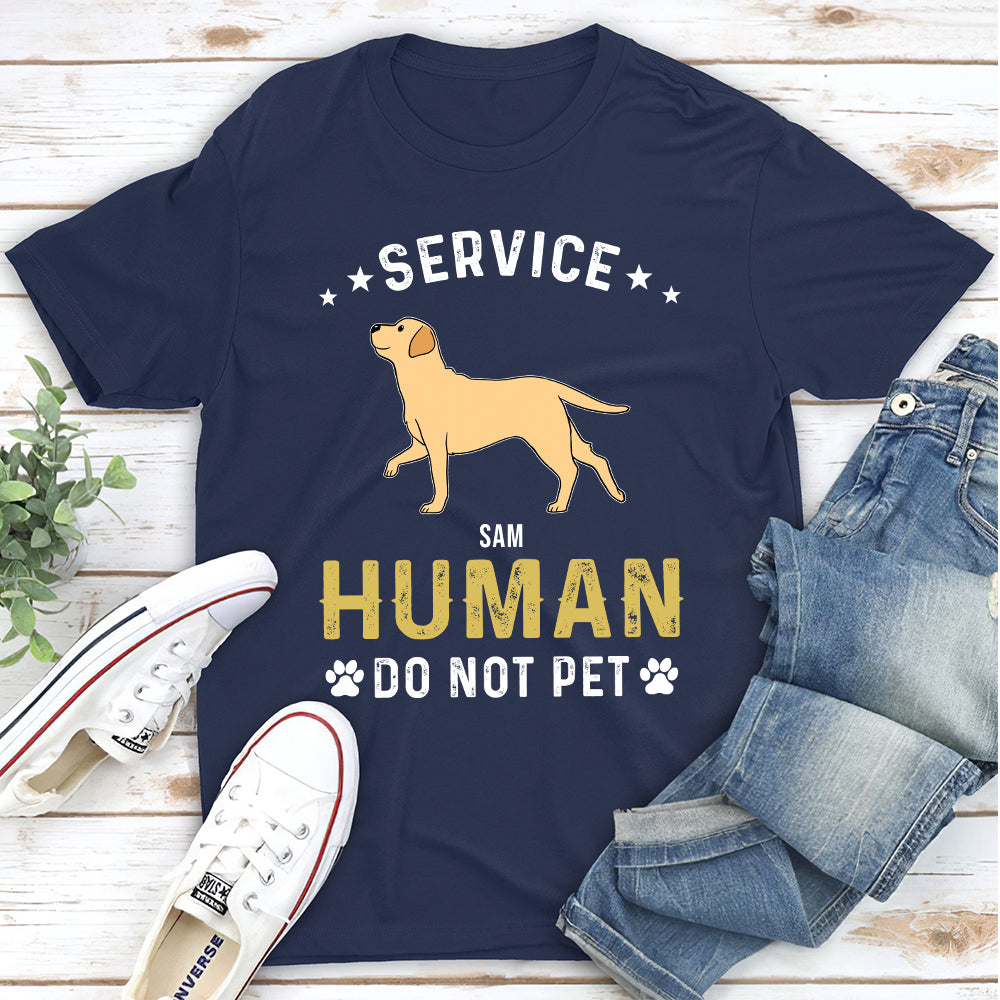 Service Human Walking - Personalized Custom Unisex T-shirt