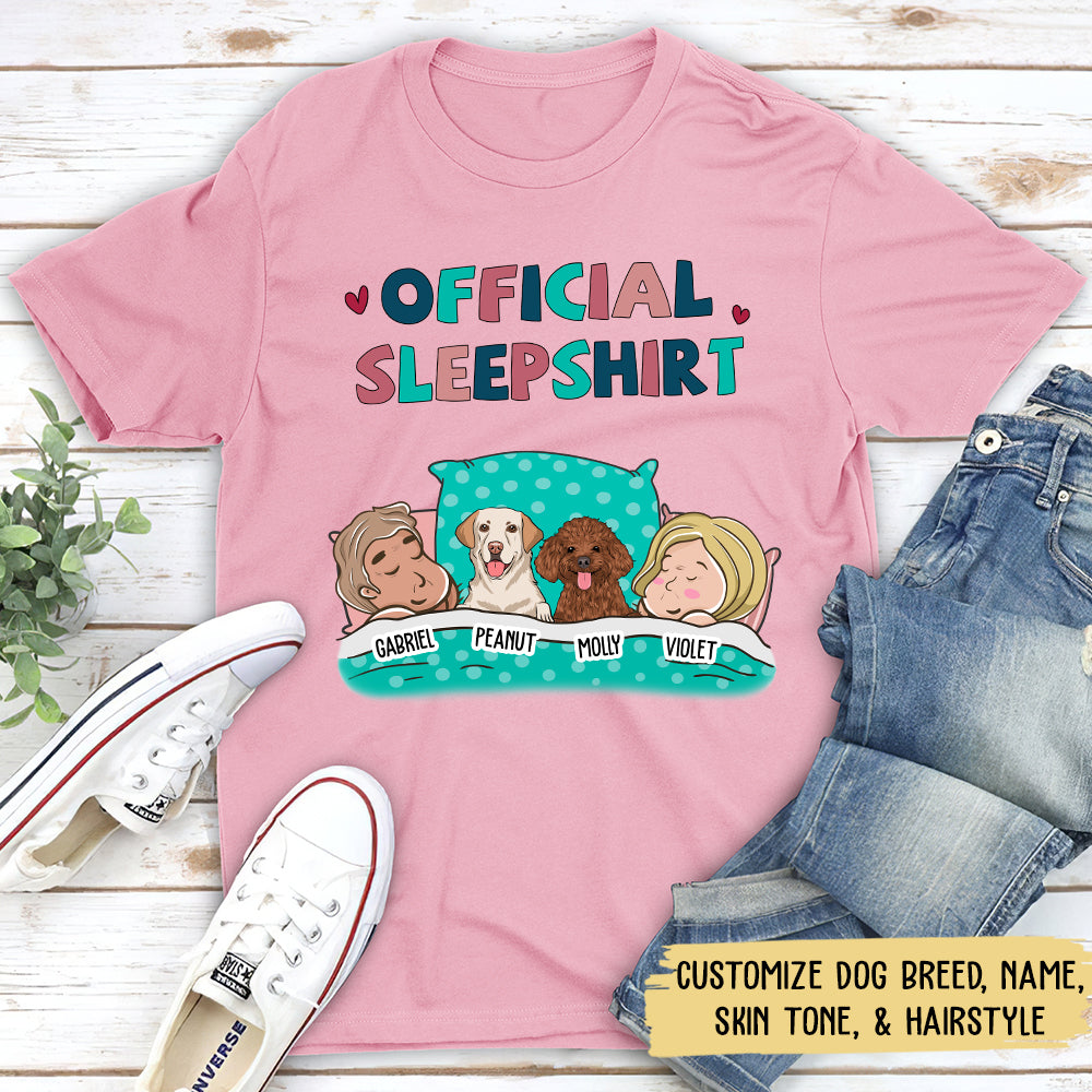 Pet Sleepshirt For Couple - Personalized Custom Unisex T-shirt