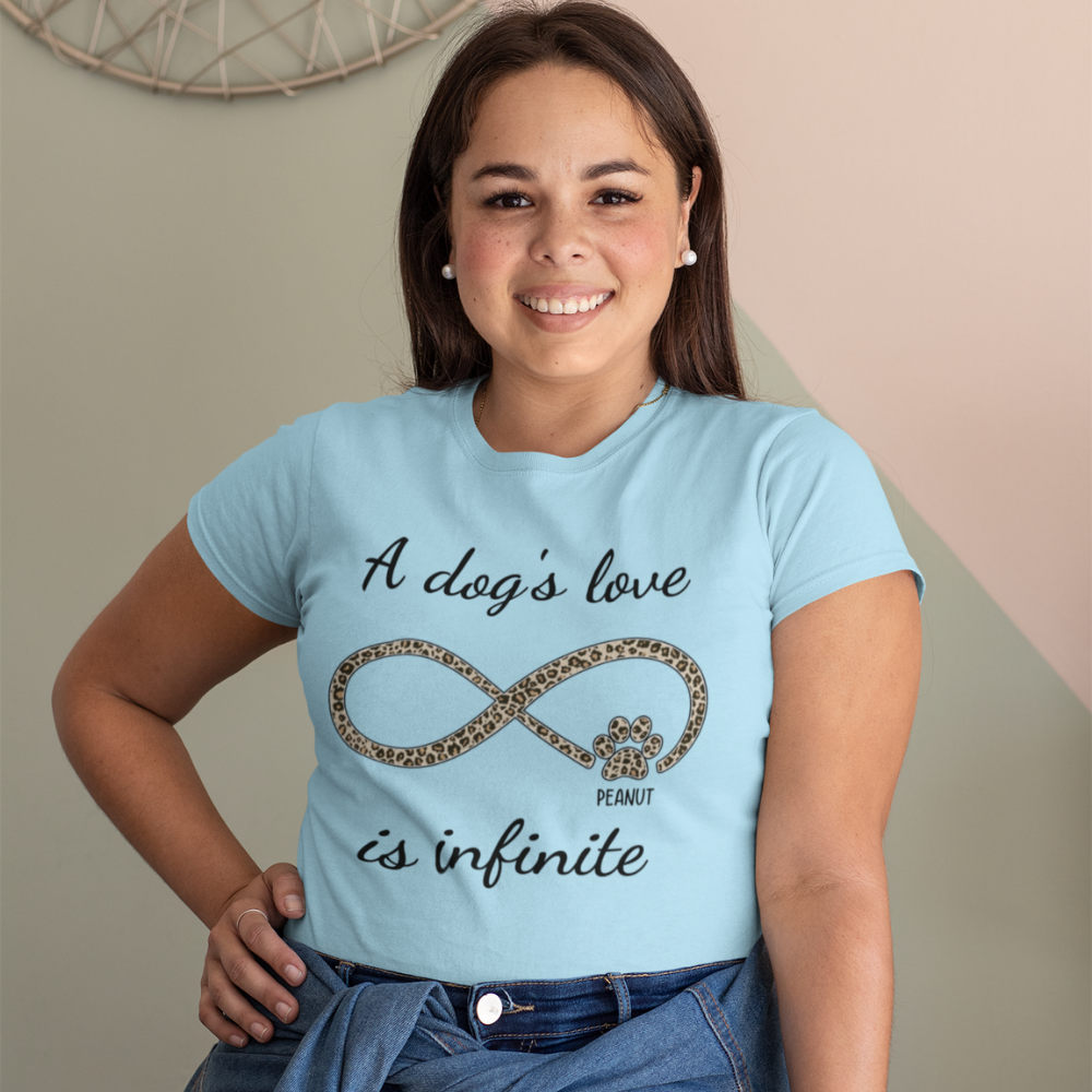 Infinite Love Pattern - Personalized Custom Unisex T-shirt