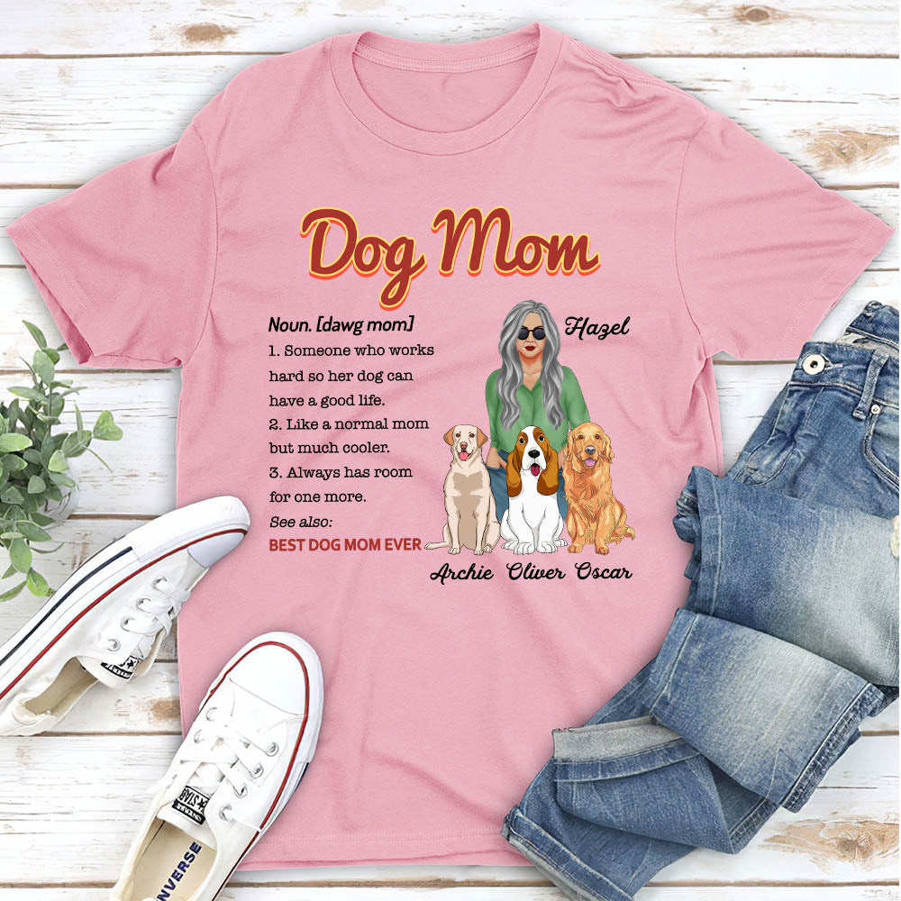 I'm A Dog Mom - Personalized Custom Unisex T-shirt