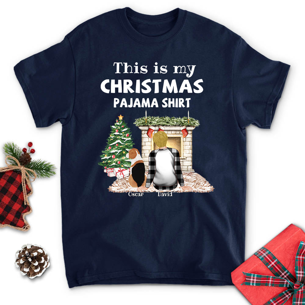 Christmas Pajama - Personalized Custom Unisex T-shirt