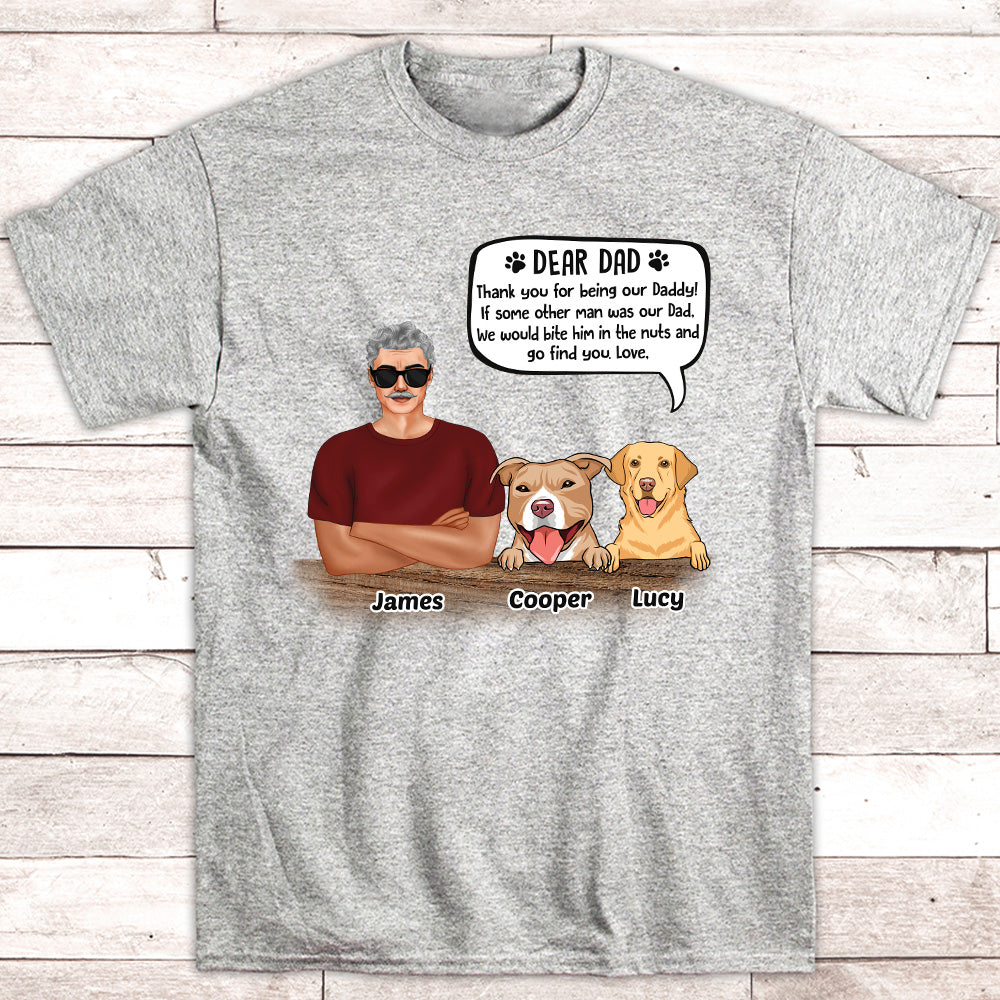 Dear Dad - Personalized Custom Unisex T-shirt
