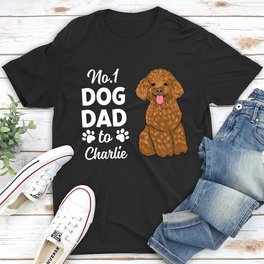 No.1 Dog Mom/Dad - Personalized Custom Unisex T-shirt