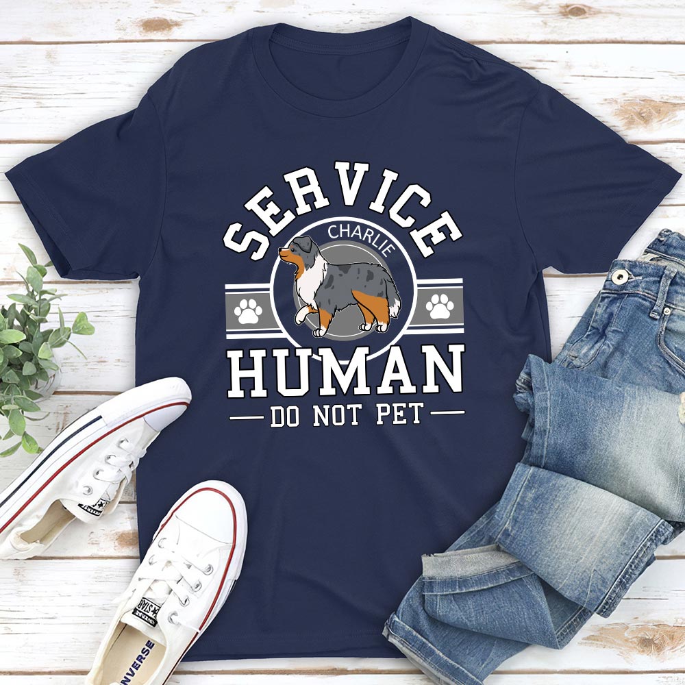 Service Human Logo 2 - Personalized Custom Unisex T-shirt