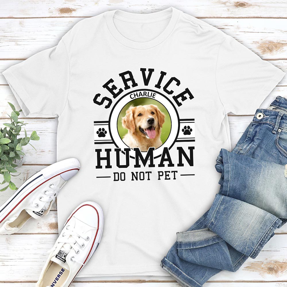 Service Human Photo - Personalized Custom Unisex T-shirt