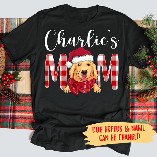 Christmas Dog Mom/Dad - Personalized Custom Premium T-shirt