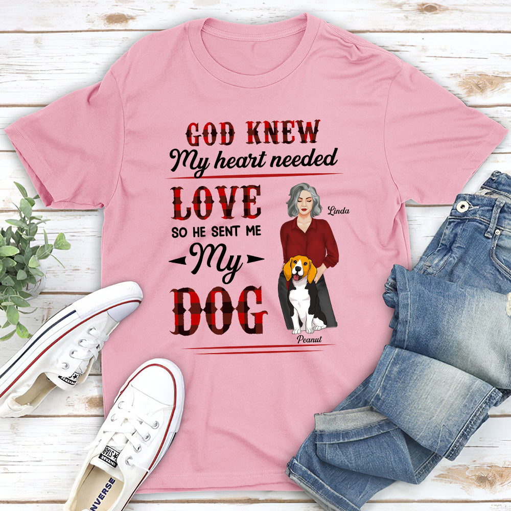 My Heart Needed Love - Personalized Custom Unisex T-shirt