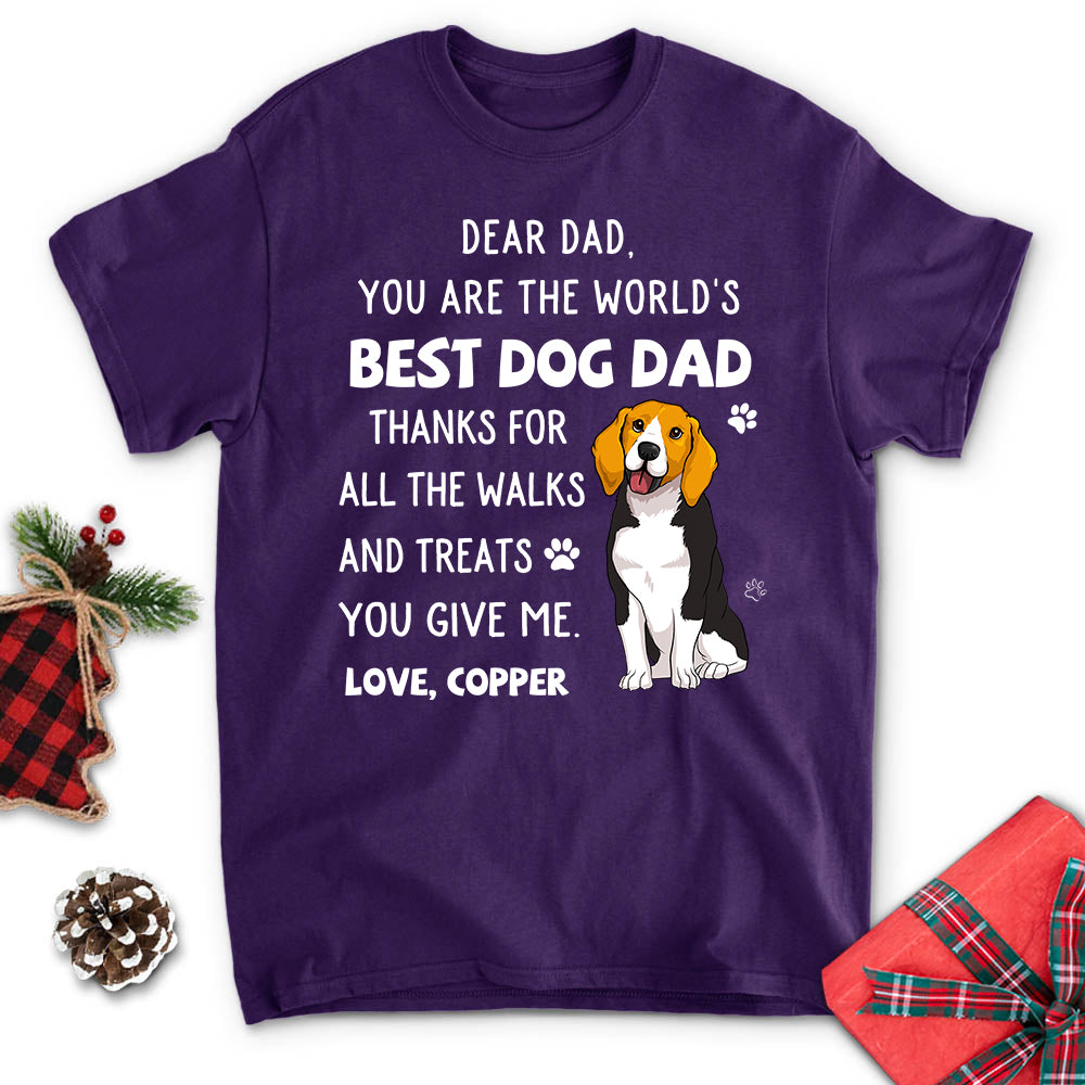 Treats And Walks - Personalized Custom Unisex T-shirt