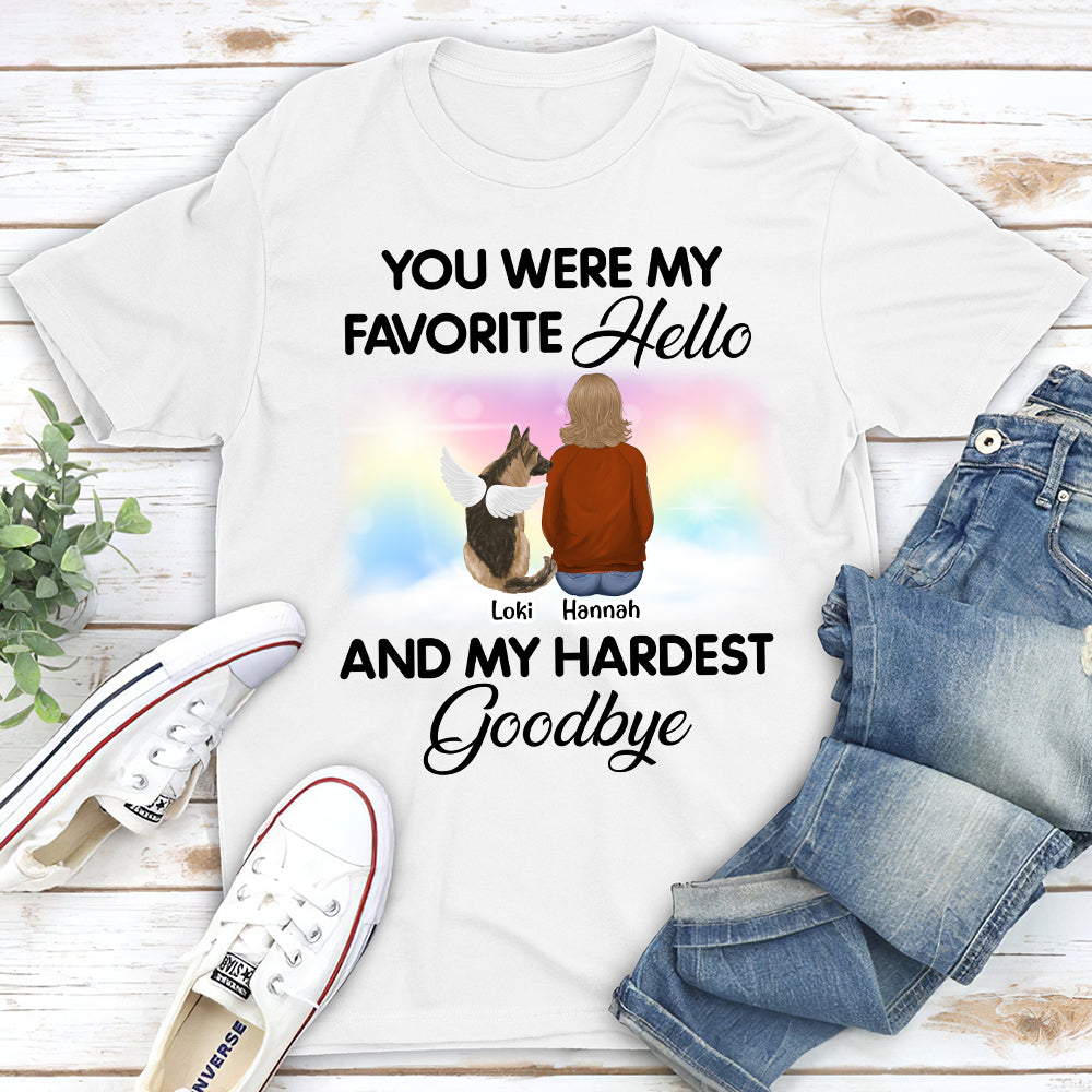 My Favorite Hello - Personalized Custom Unisex T-shirt