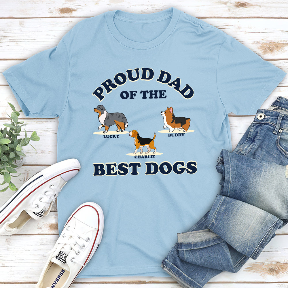 The Best Dog - Personalized Custom Unisex T-shirt
