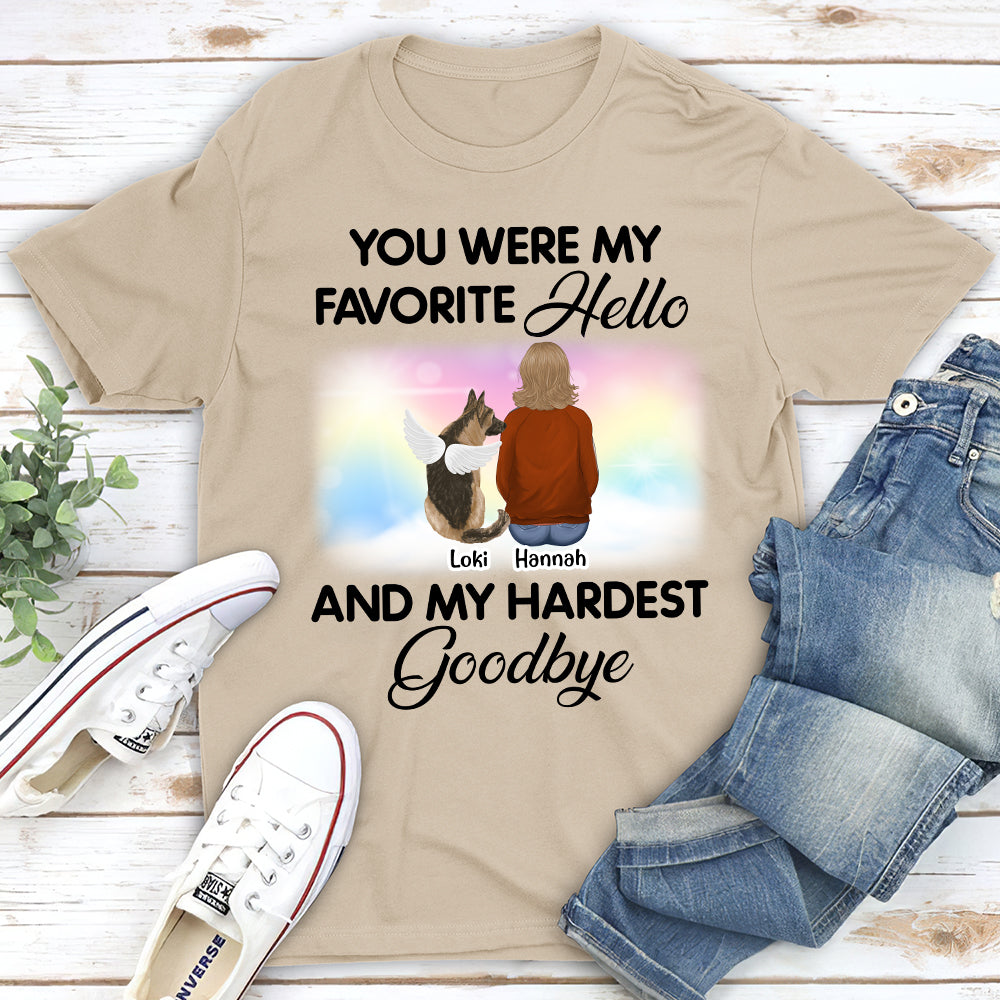 My Favorite Hello - Personalized Custom Unisex T-shirt