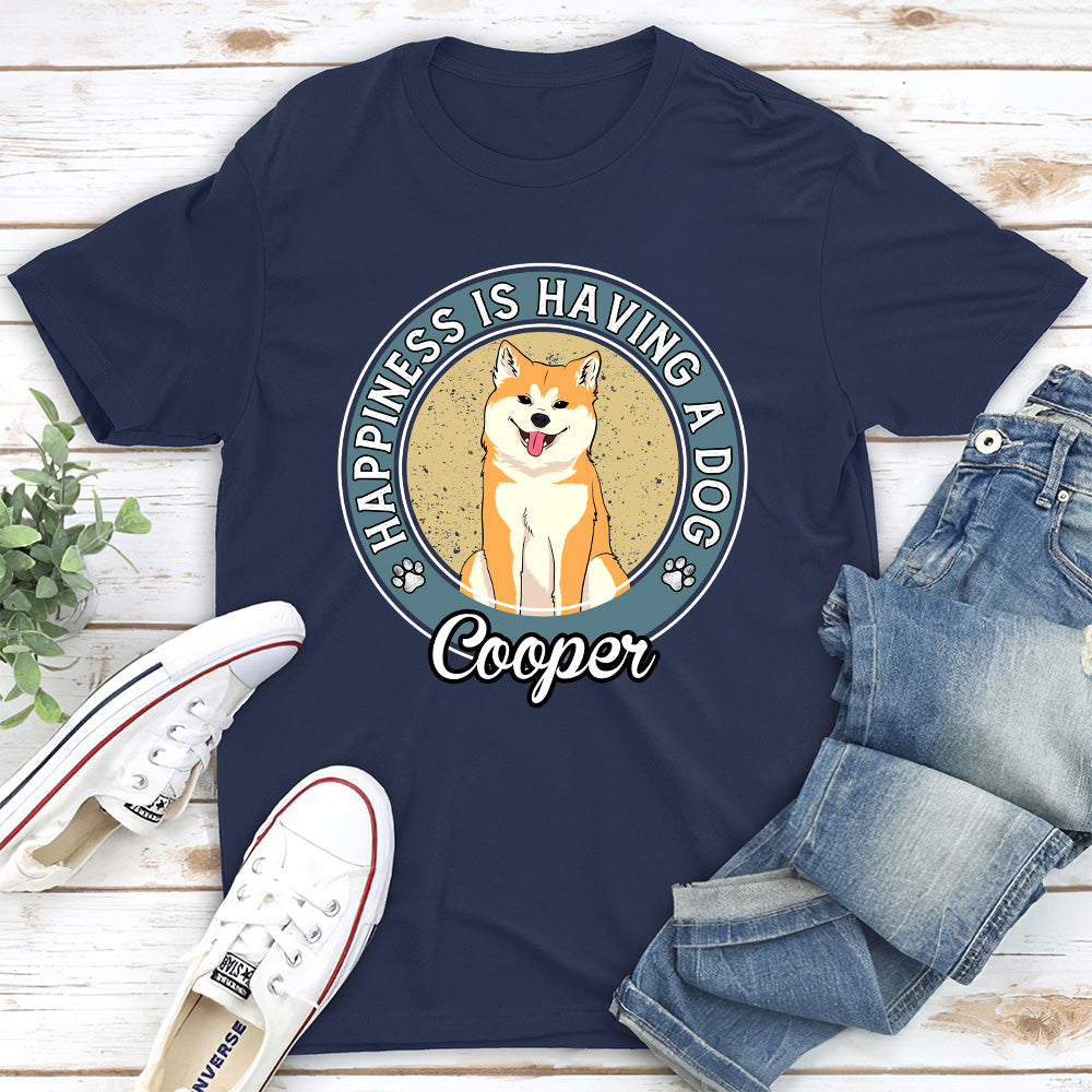 Having Dog - Personalized Custom Unisex T-shirt