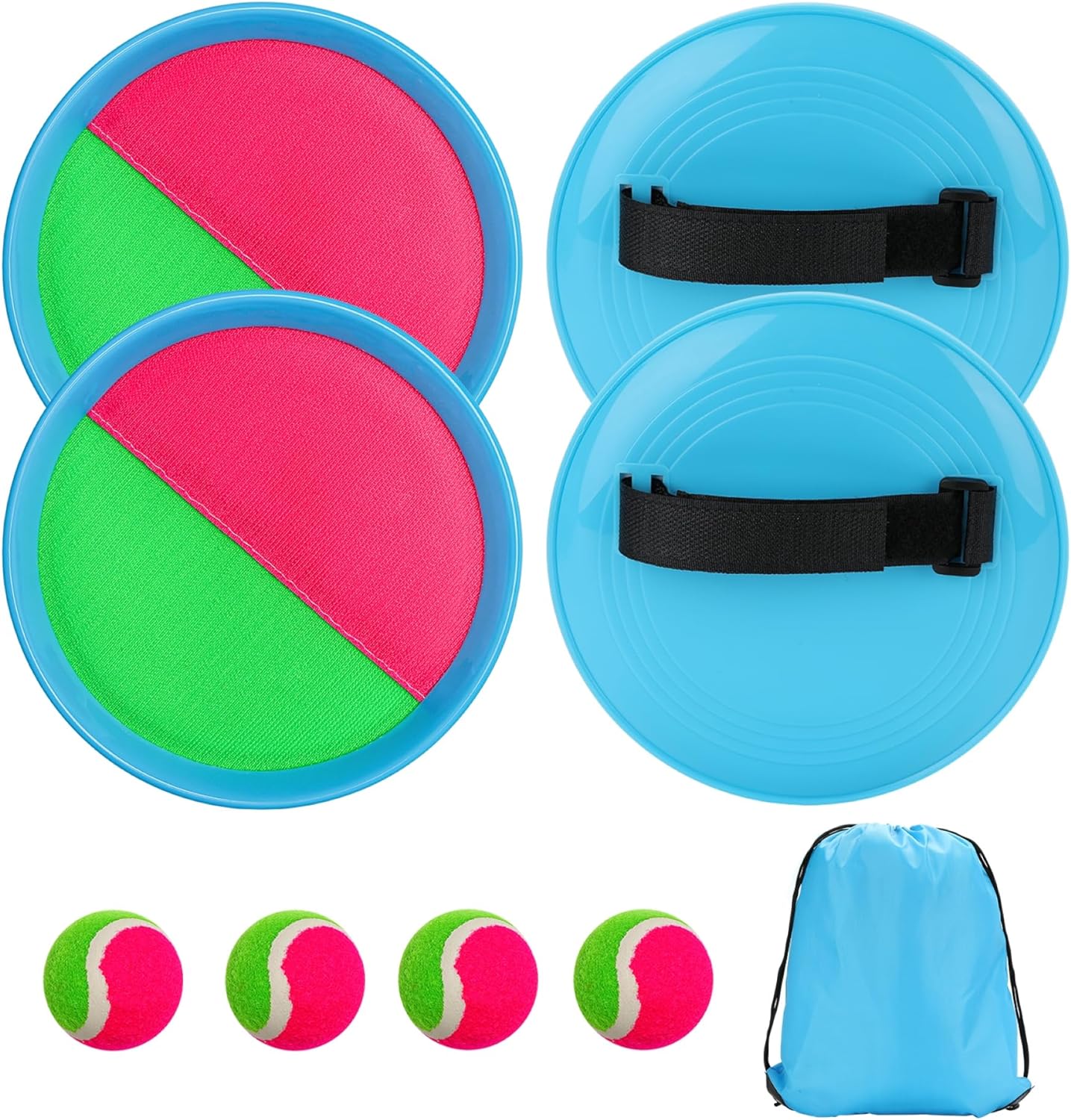 Toss and Catch Game Ball Set,Ball Catch Set, Outdoor Games Beach Games for Kids - Kids Toys Pool Toys Beach Toys Summer Toys for Kids Ages 4-8, Outside Toys for Kids Boys Girls