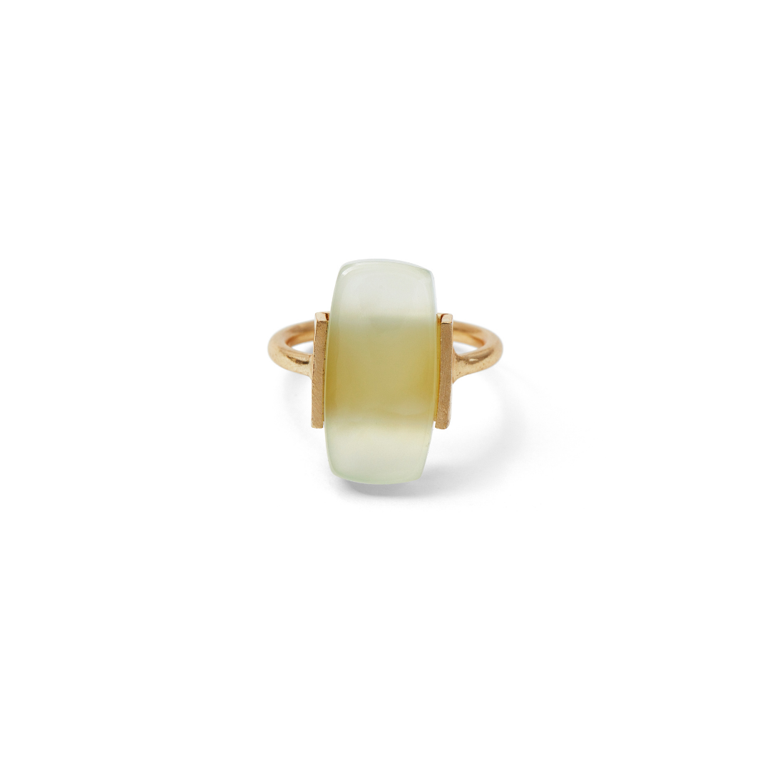 AQUA CHALCEDONY RING
