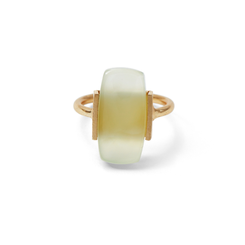 AQUA CHALCEDONY RING