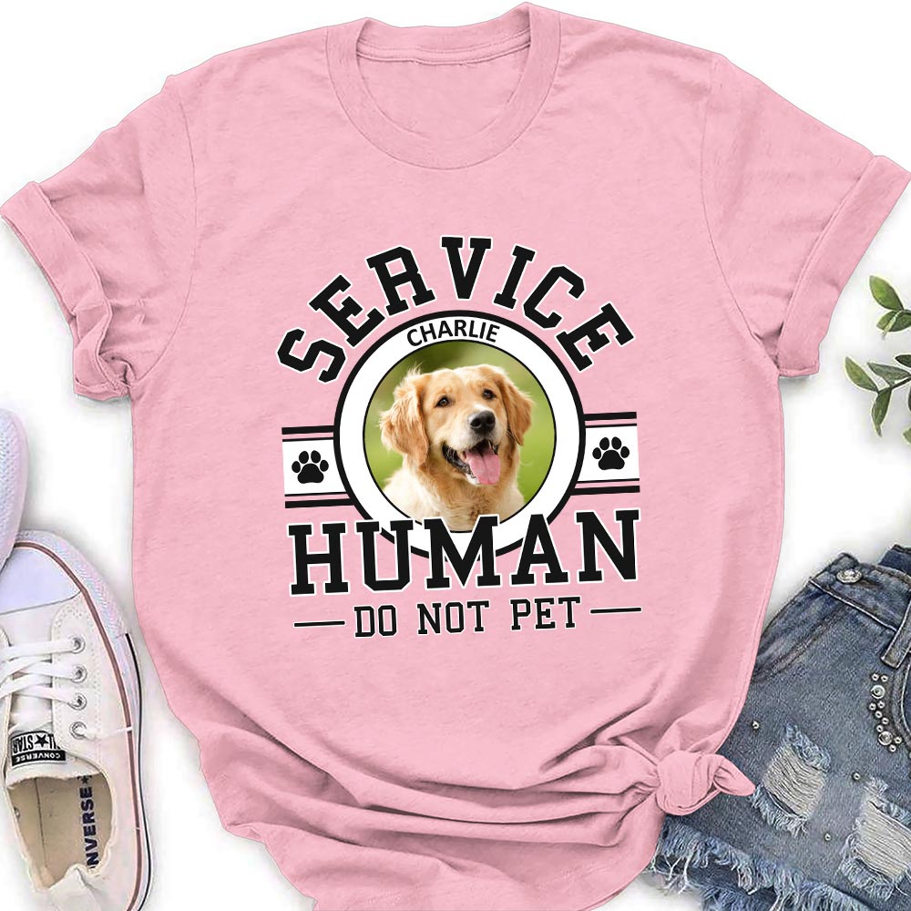 Service Human Photo - Personalized Custom Women's T-shirt