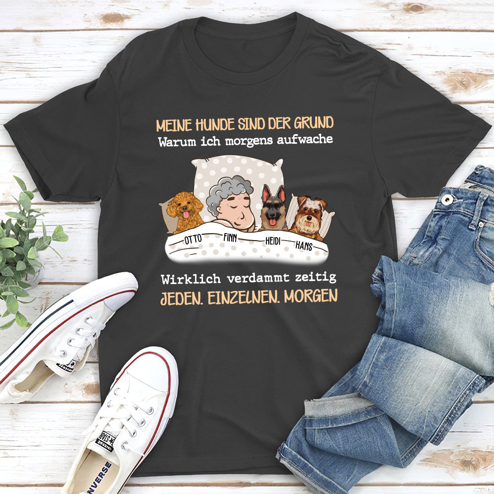 Mein Hund Ist Der Grund - Personalisiertes Unisex T-shirt