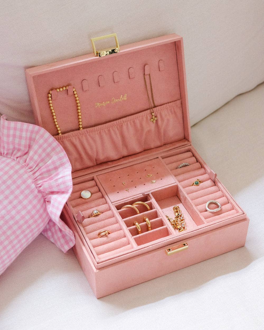 Velvet Jewelry Box - Louise