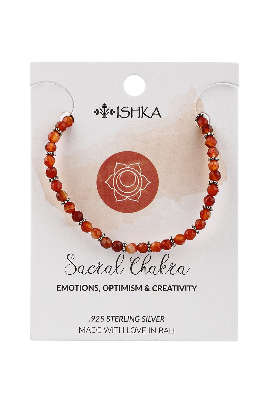 Chakra Gemstone Bead Silver Bracelet