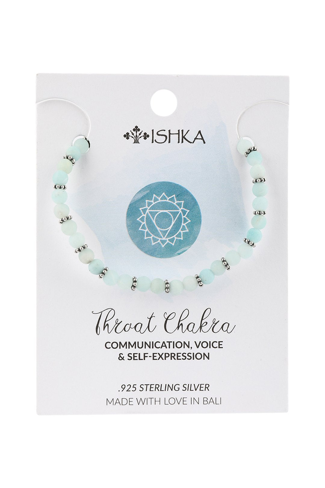 Chakra Gemstone Bead Silver Bracelet