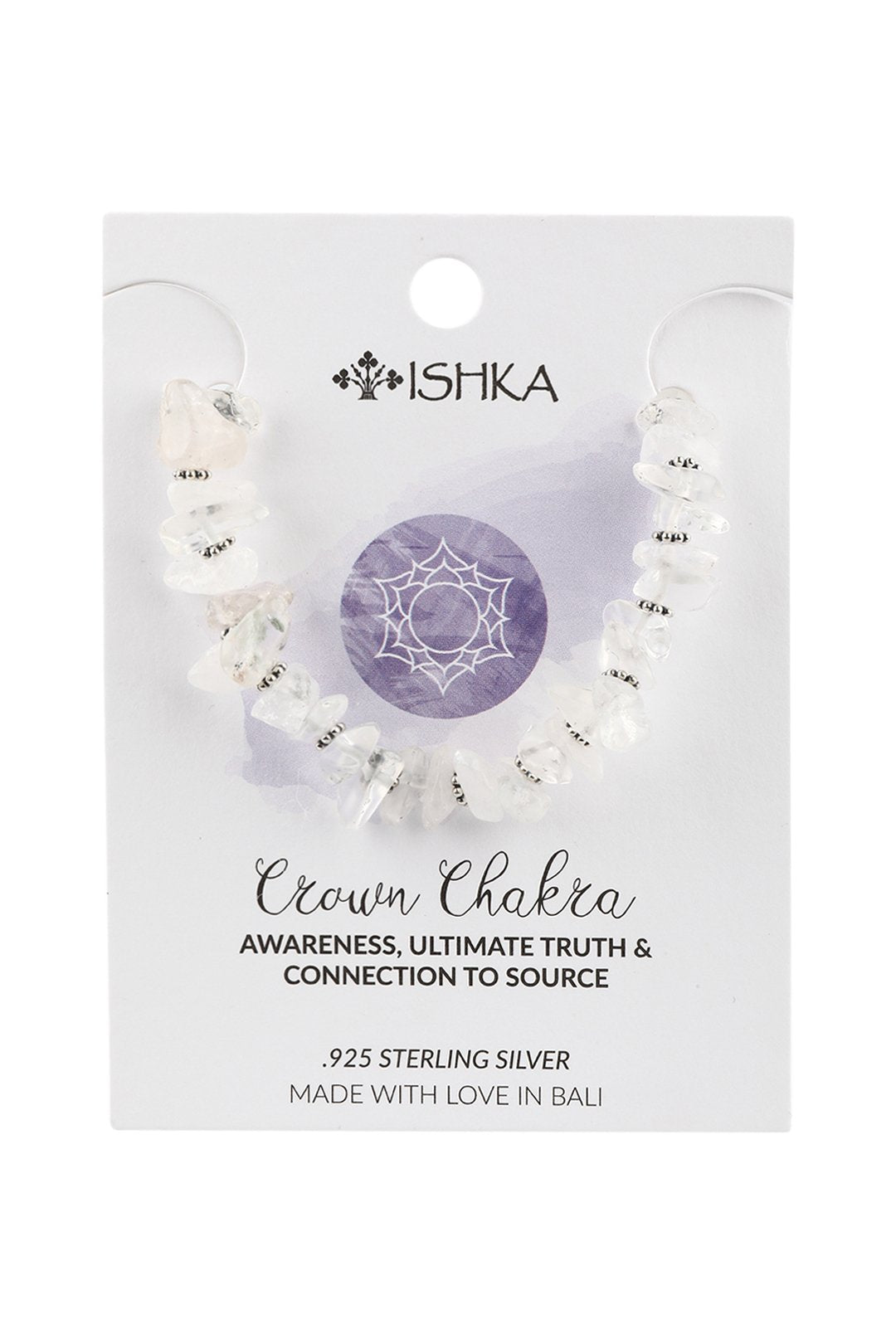 Chakra Gemstone Bead Silver Bracelet