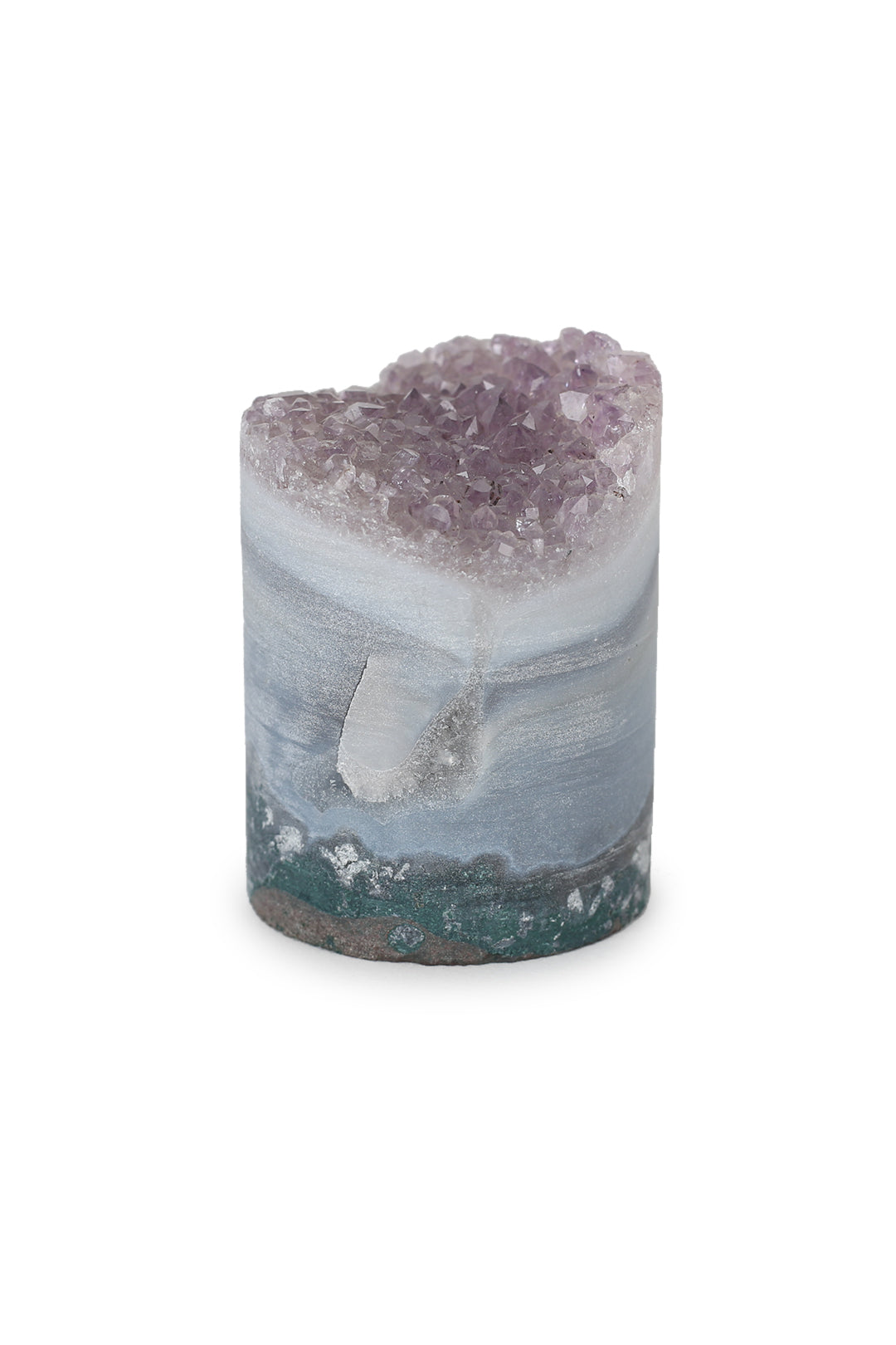 Gemstone Cylinder Raw Top (i)