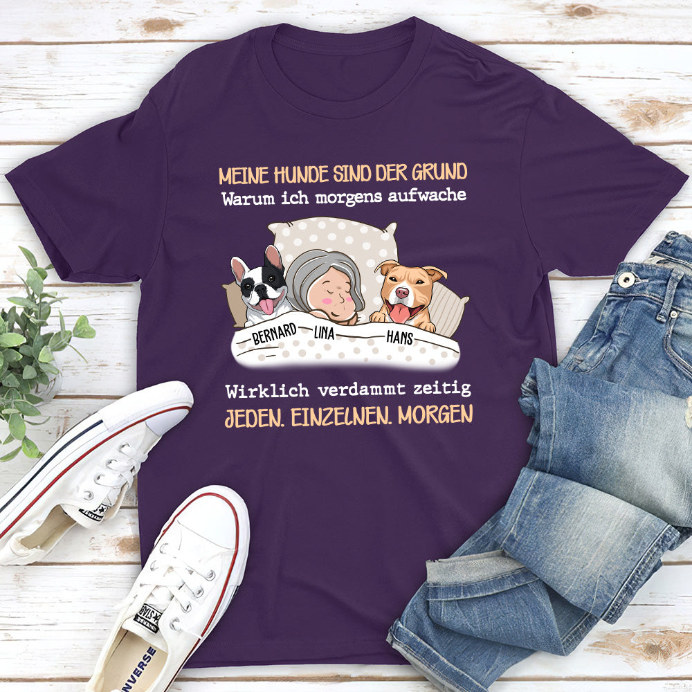 Mein Hund Ist Der Grund - Personalisiertes Unisex T-shirt