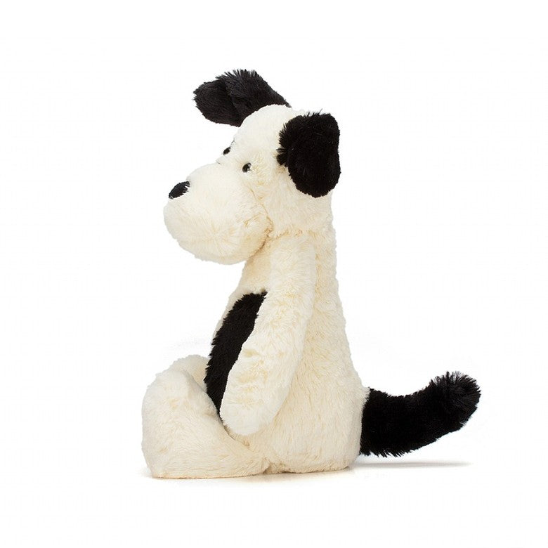 Jellycat - Bashful Black & Cream Puppy