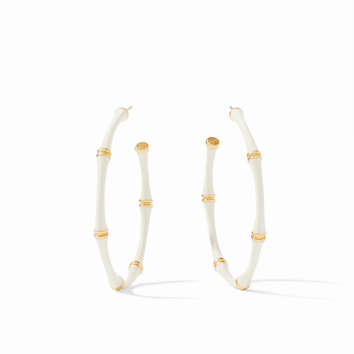 Bamboo Hoops Ivory
