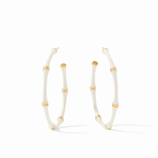 Bamboo Hoops Ivory