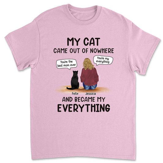 Cats Are My Everything - Personalized Custom Unisex T-shirt