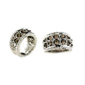 .925 Smokey Quartz Ring 6"