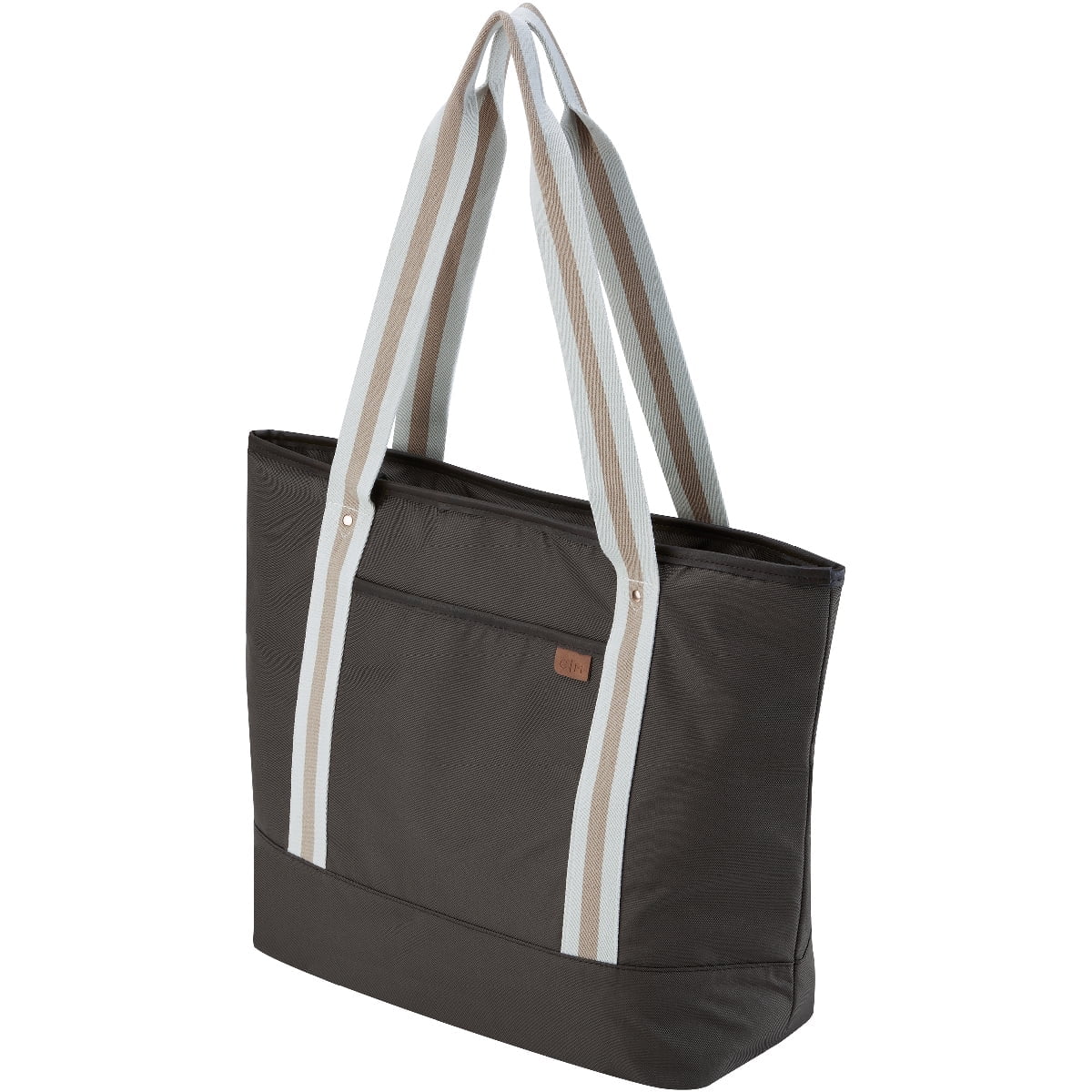 CleverMade Soft Sided Malibu Tote, with Laptop Compartment - Carob