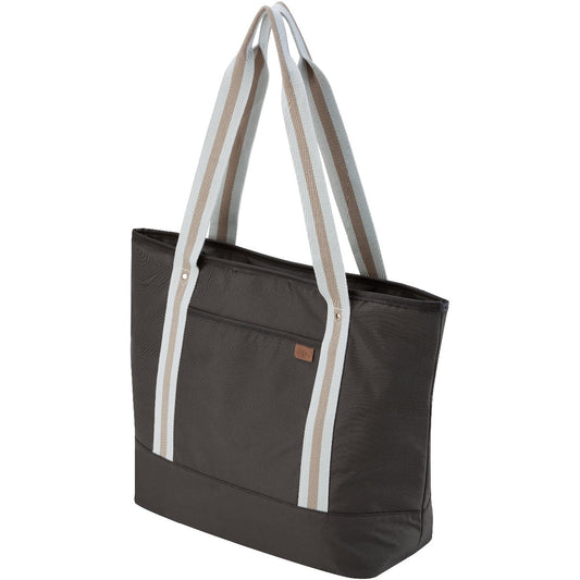 CleverMade Soft Sided Malibu Tote, with Laptop Compartment - Carob