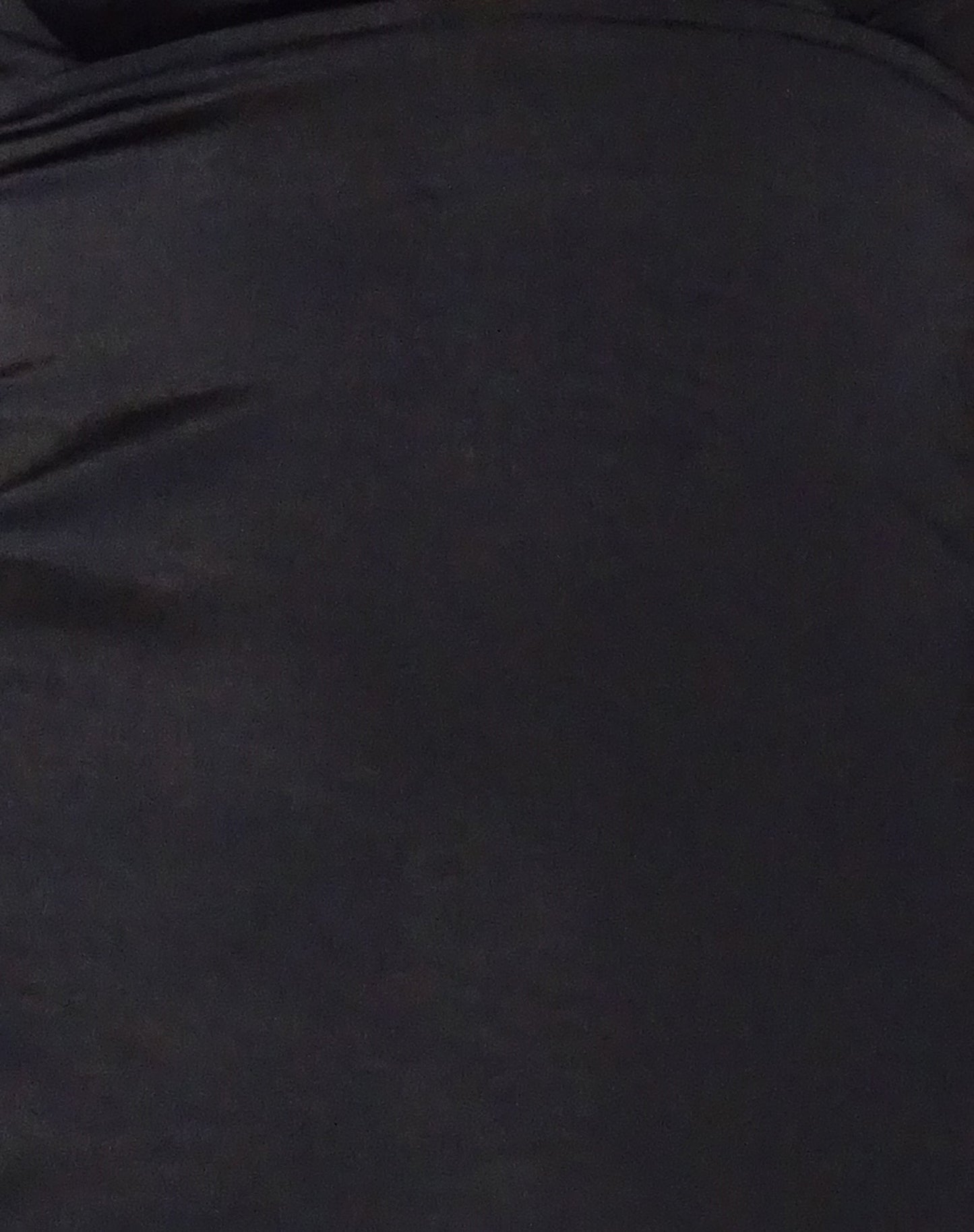 Coda Slip Dress in Satin Black