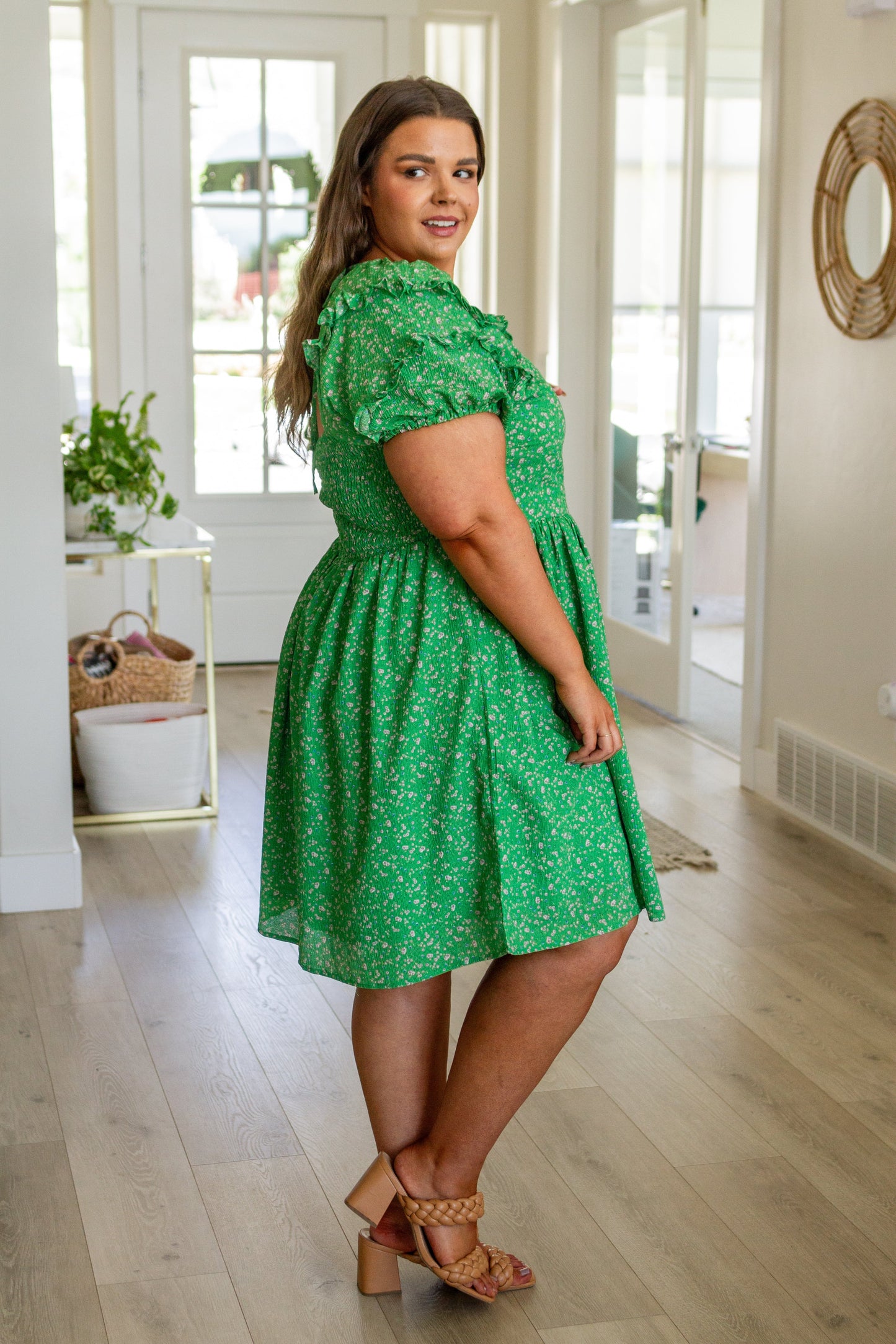 Hazel Blues® |  Garden Goddess V-Neck Dress