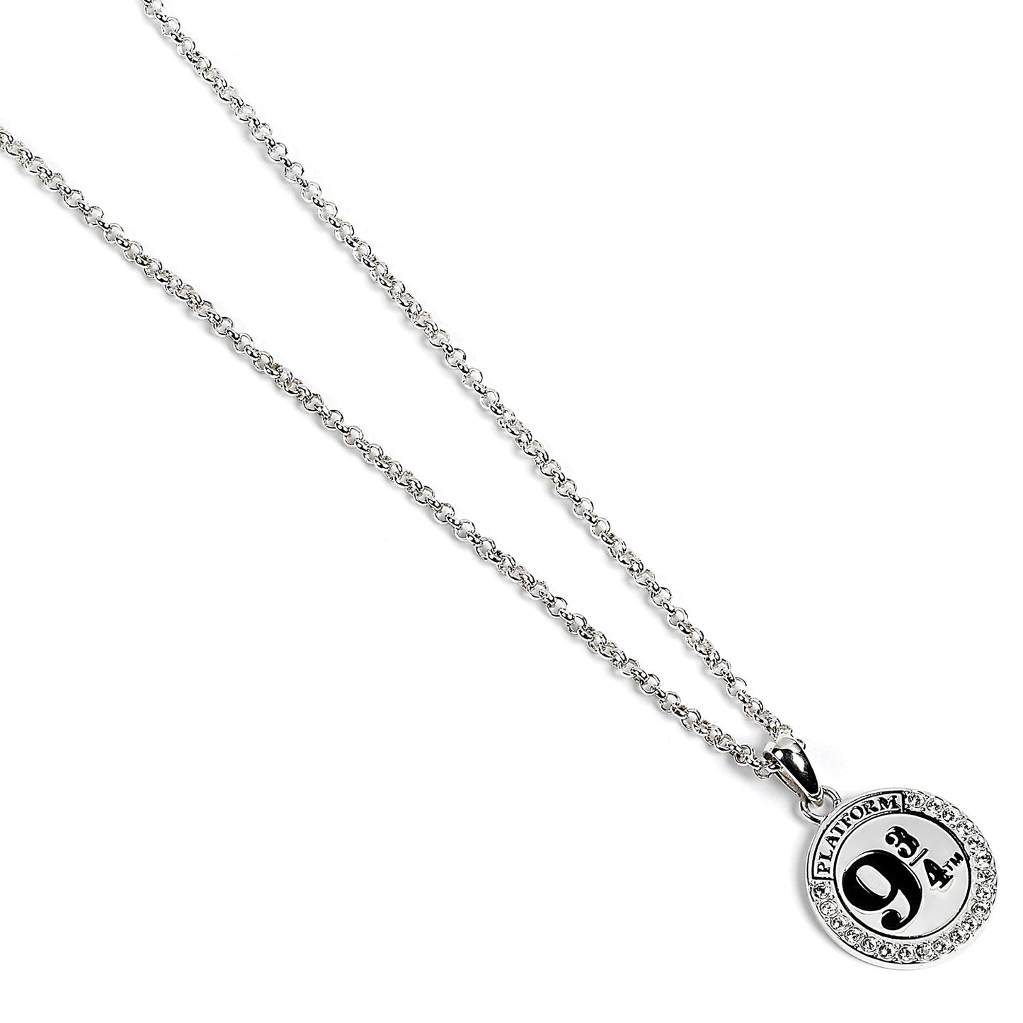 Platform 9 3/4 (Harry Potter) Crystal Necklace in Sterling Silver
