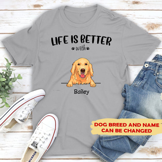 Life is better - Personalized custom unisex classic T-shirt