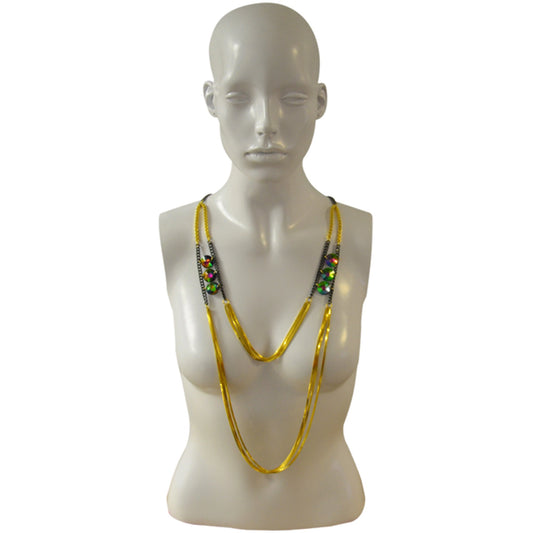 Festa Necklace in 18k Gold Plated by Laruicci for Women - 1 Pc Necklace