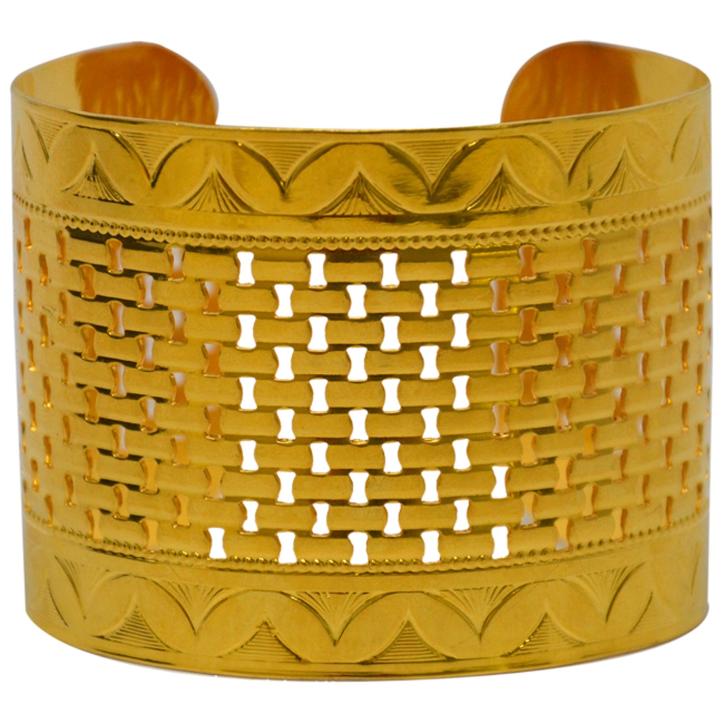 Odessa Cuff in 18k Gold Plated by Laruicci for Women - 1 Pc Cuff