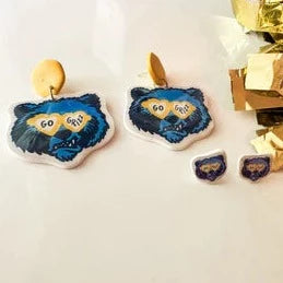 Weathered Mascot Earrings