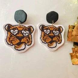 Weathered Mascot Earrings