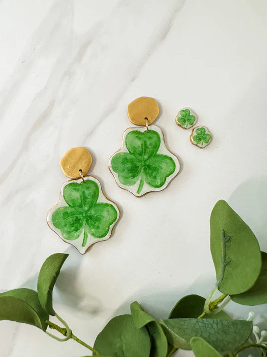Weathered St. Patty's Earrings